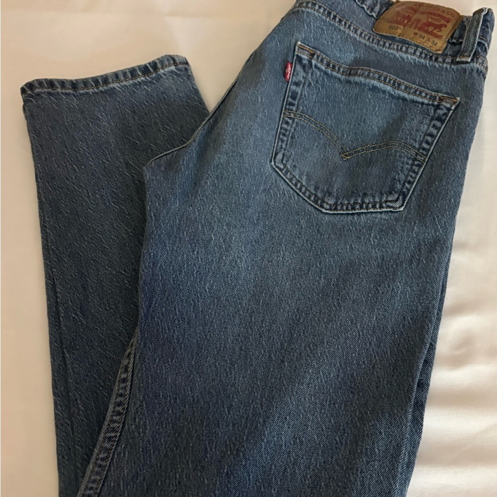 Levi's 502 Straight Fit Blue Jeans